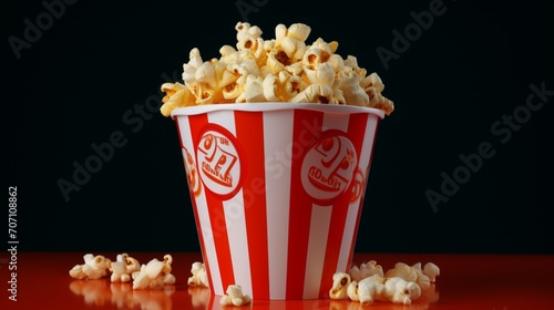 large plastic cup filled with the newest varieties and large popcorn © Sajawal