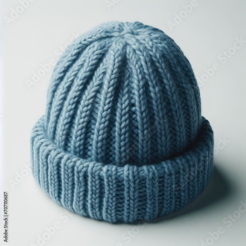 blue wool cap 