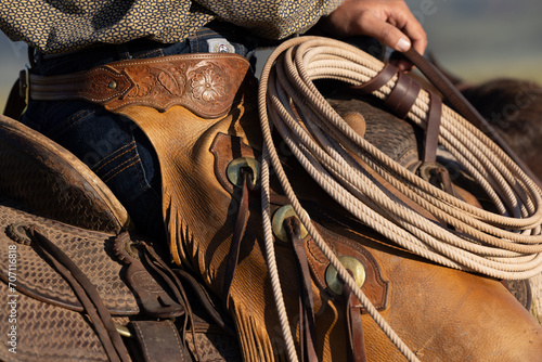 Western cowboy details