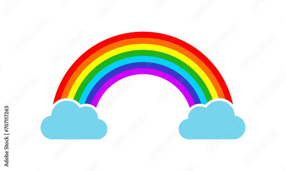 Rainbow logo icon vector Rainbow logo icon vector