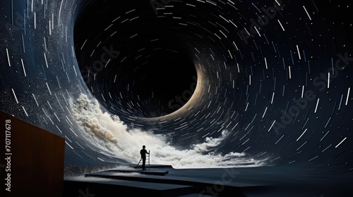 Fototapeta Naklejka Na Ścianę i Meble -  tunnel in the night