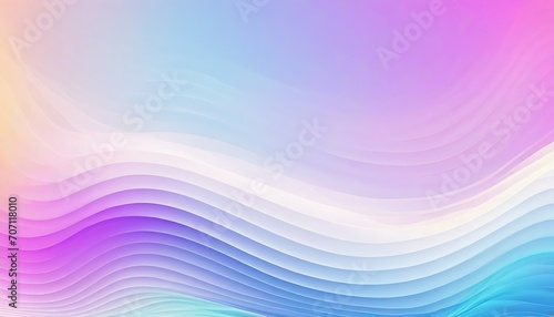 abstract 3D colorful wavy background. Ai