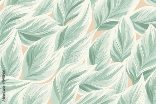 Sage repeated soft pastel color vector art line pattern