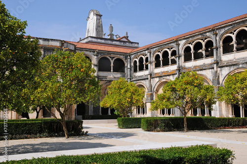 Alcobaca, Portugal - july 3 2010 : the Alcobaca monastery