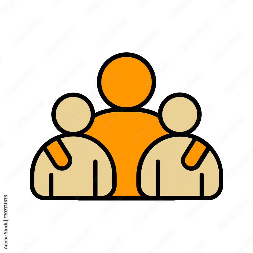 Care icon. lineal color icon Care icon. lineal color icon