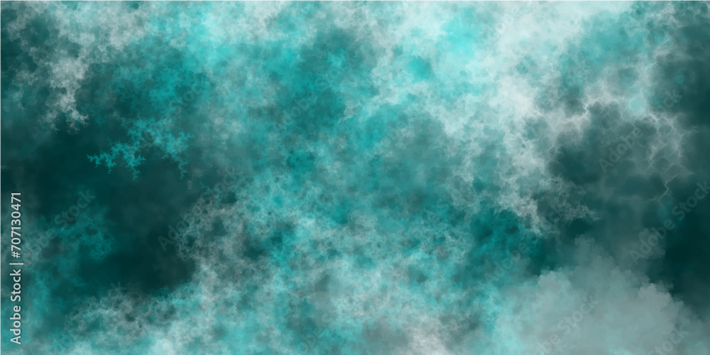 Mint realistic illustration,cloudscape atmospheresky with puffy. transparent smoke. smoky illustration. texture overlays realistic fog or mist,fog effect. liquid smoke risingreflection of neon backgro