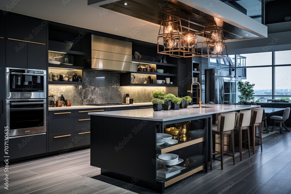 Indulge in the modern elegance of this inviting contemporary kitchen Indulge in the modern elegance of this inviting contemporary kitchen