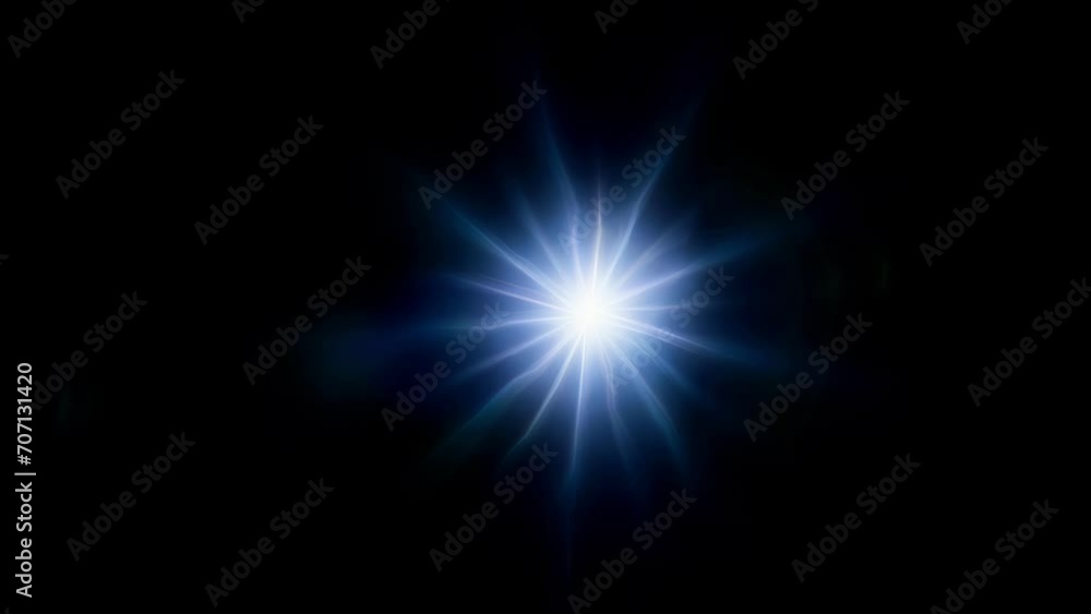 Light star illuminated on a black background. Light star illuminated on a black background.