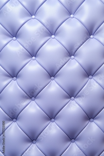 Seamless light pastel periwinkle diamond tufted upholstery background texture 