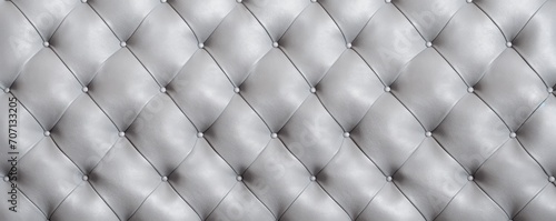 Seamless light pastel pewter diamond tufted upholstery background texture 