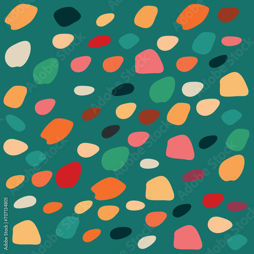seamless pattern with stones vector illustration