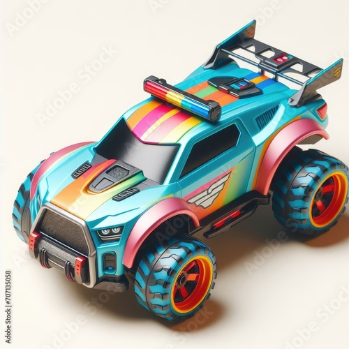colorful toy car 