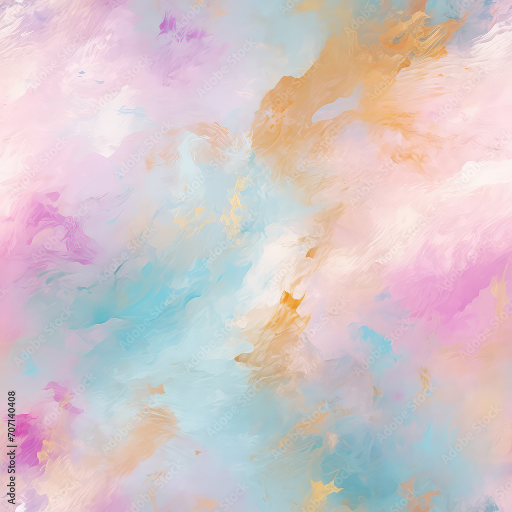 Abstract painted background in blue, purple, pink ,teal colors.Perfect for wallpapers ,print, background 
