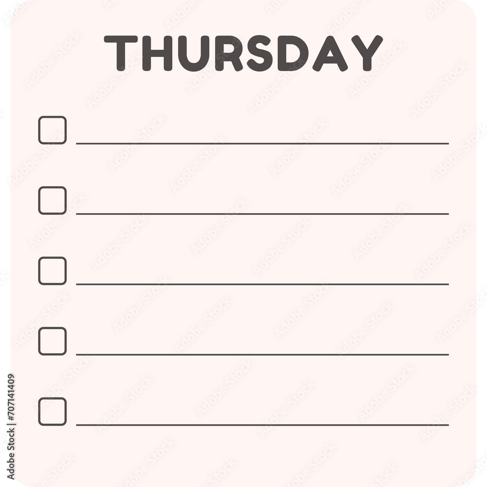 Thursday Thursday