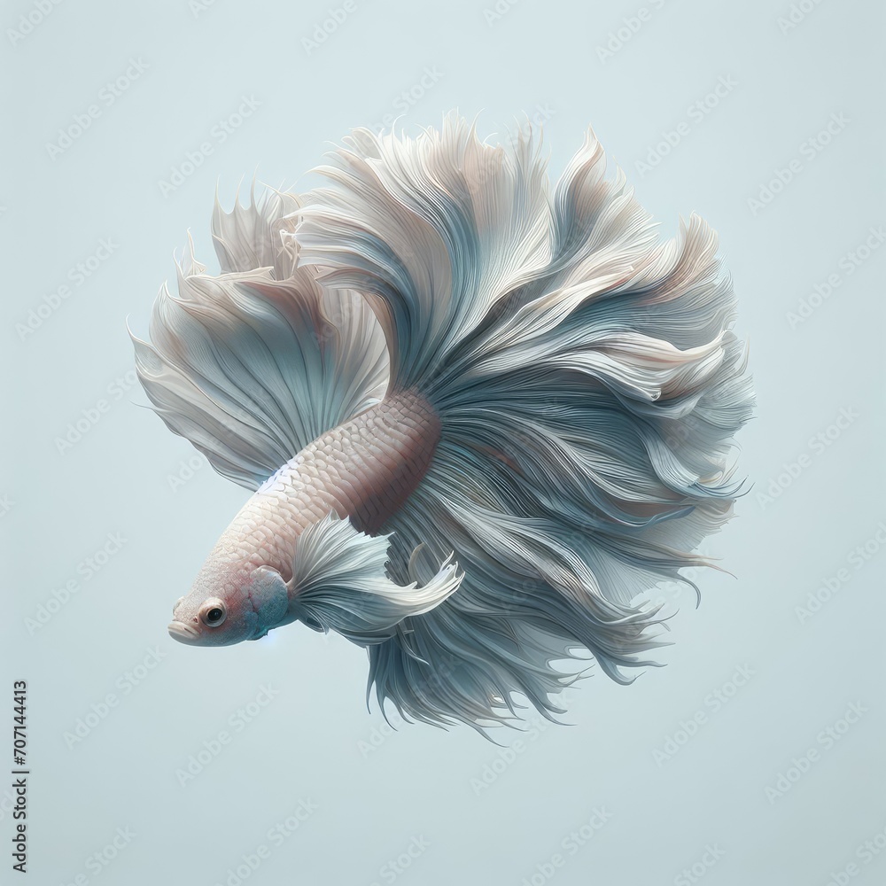 Obraz premium fish isolated on white 