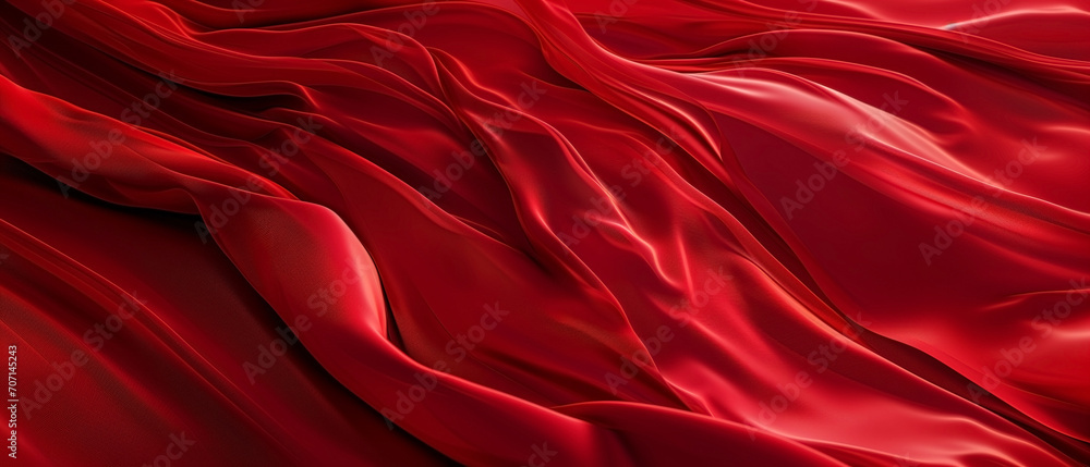 Red satin or silk wavy abstract background with blank space for text. Red satin or silk wavy abstract background with blank space for text.