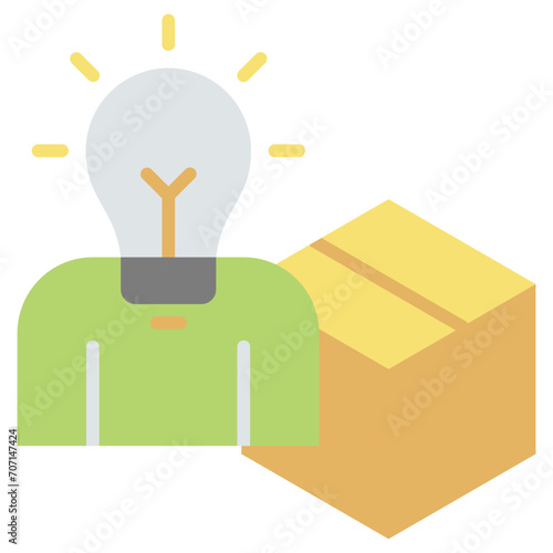 Pioneer Flat Icon