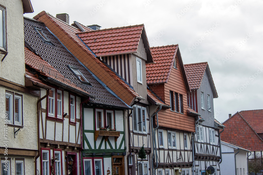 The Town of Bad Sooden Allendorf in the Werra Valley in Germany
