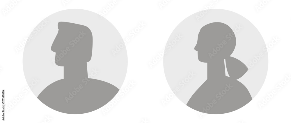 Vector flat illustration. Avatar, user profile, person icon, profile picture. Suitable for social media profiles, icons, screensavers and as a template. Vector flat illustration. Avatar, user profile, person icon, profile picture. Suitable for social media profiles, icons, screensavers and as a template.