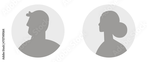 Vector flat illustration. Avatar, user profile, person icon, profile picture. Suitable for social media profiles, icons, screensavers and as a template.