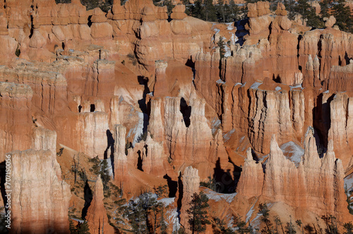 Scenic Winter Landscape in Bryce Canyon National Park Utah