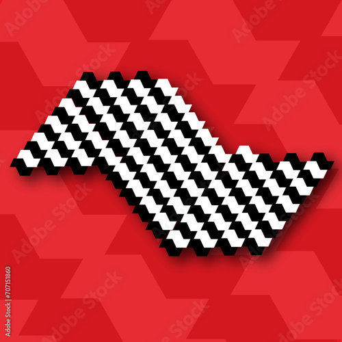 Bandeira do Estado de São Paulo Textura photo