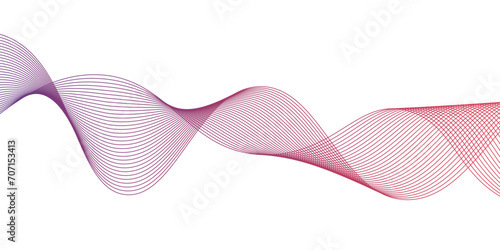 Rainbow lines abstatrac pattern backgrond.Vector, abstraction. for web design, website, wallpaper, banner or cover. Futuristic wavy,wave curve lines banner background design.