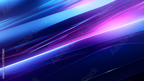 Blue and purple abstract background with lines and slashes giving off a futuristic concept