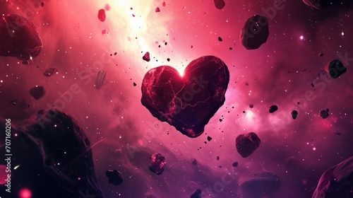background with hearts for lovers.