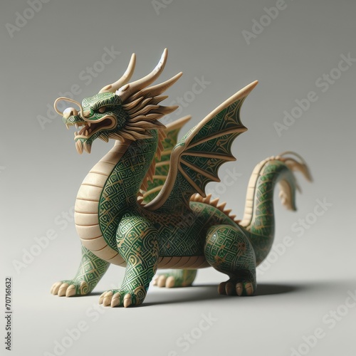 chinese dragon statue  © Deanmon