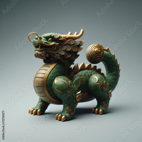 chinese dragon statue 