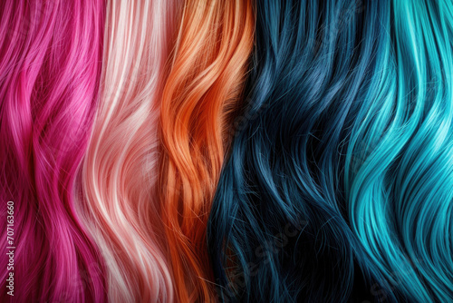 Vibrant Hair Colors  Background Wigs And Extensions