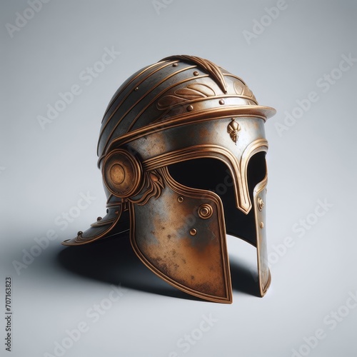 medieval knight greek spartan gladiator helmet
