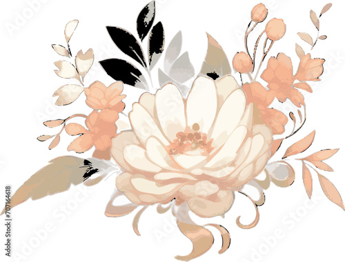 Elegant Watercolor Blossoms