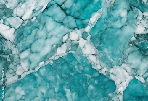 Turquoise aquamarine white abstract marble granite natural stone texture background banner panorama