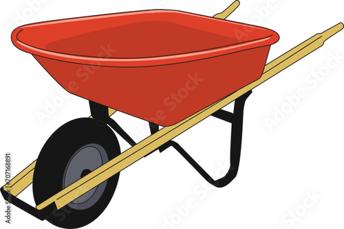 A garbage collector vector illustration