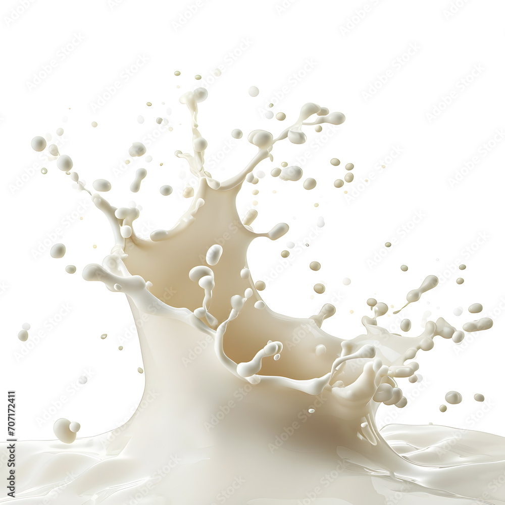 Milk splash isolated on white background Milk splash isolated on white background