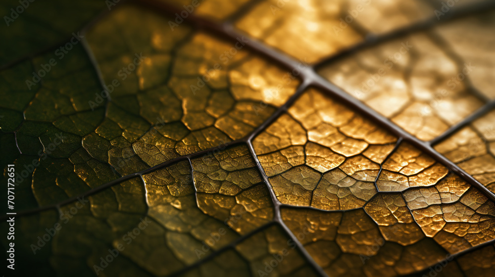 Lea surface macro shallow nature plant leaf - obrazy, fototapety, plakaty 