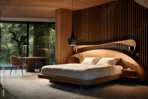 Contemporary Bedroom Design with King Size Comfort