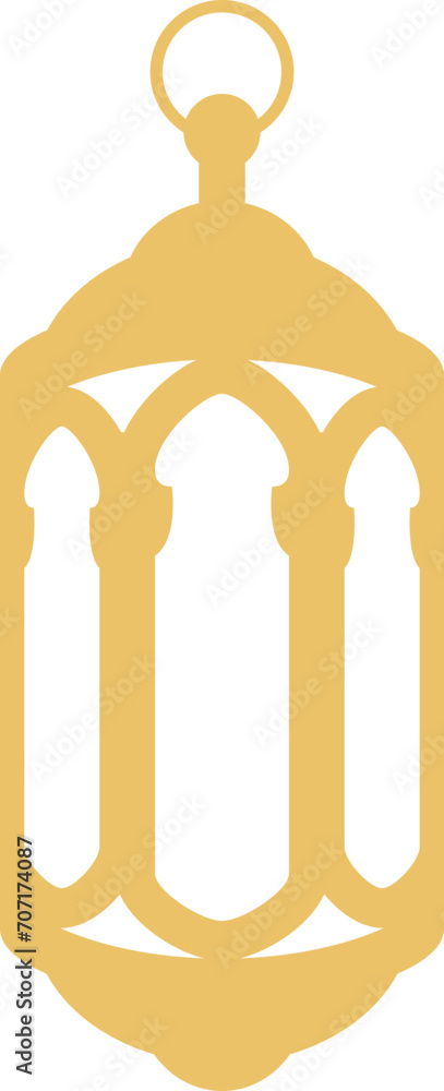 Islamic Lantern Icon Element