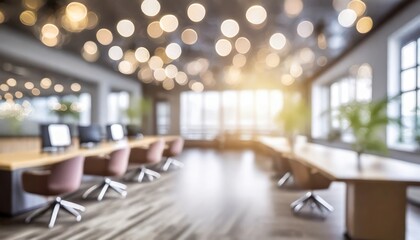  Abstract light at office interior background for design., restaurant, hotel, bar and cafe 