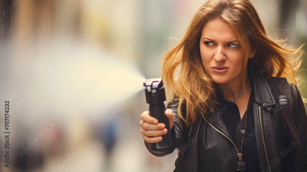 Secure and Strong: Woman Safeguarding with Pepper Spray Secure and Strong: Woman Safeguarding with Pepper Spray
