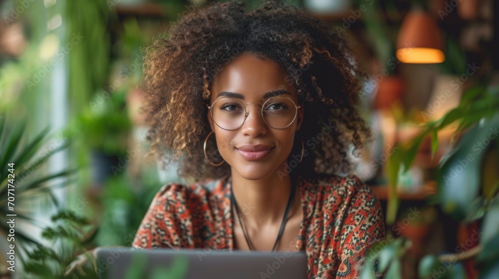 Freelance writer in a home office, illustrating the independence of remote work. Freelance writer in a home office, illustrating the independence of remote work.