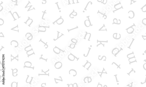 アルファベットの小文字パターン背景