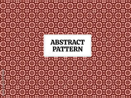 pattern tile fabric vector abstract modern Red