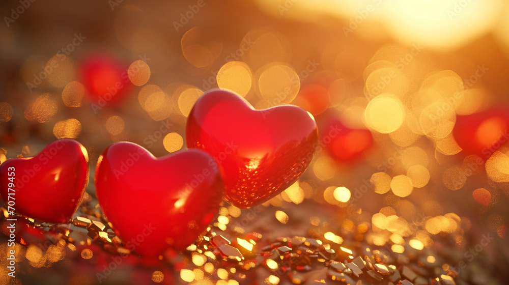 The red heart representing love The red heart representing love