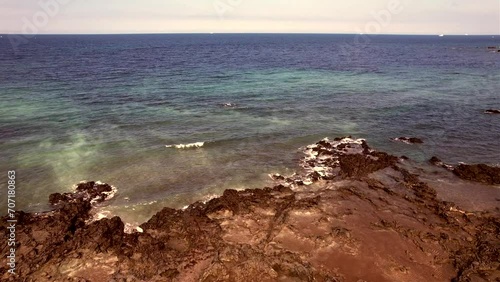 Wallpaper Mural The sea of Jeju, which was filmed with a drone Torontodigital.ca