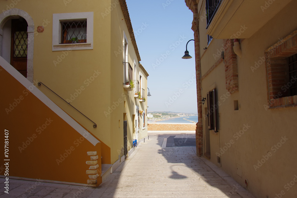 Termoli – Molise – An alley in the ancient village