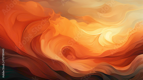 A fiery orange surface reminiscent of a sunset, with gradients that blend seamlessly, casting warm hues.