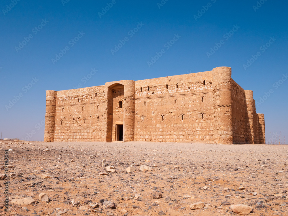 Discover Qasr Al-Kharranah Castle, one of Jordan's best-known desert castles, Amman